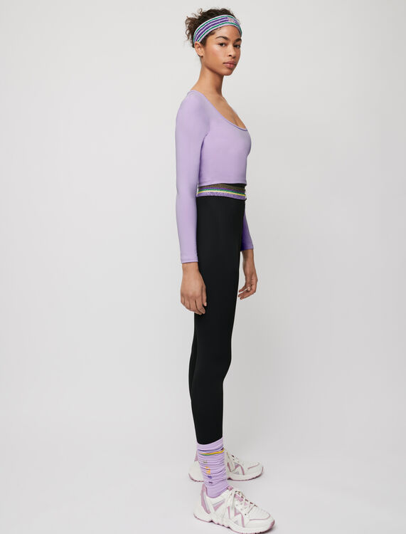 Figure-hugging sports top - View All - MAJE