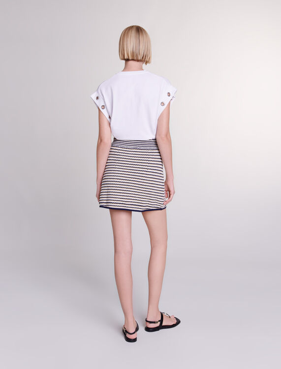 Knit mini skirt - Skirts & Shorts - MAJE