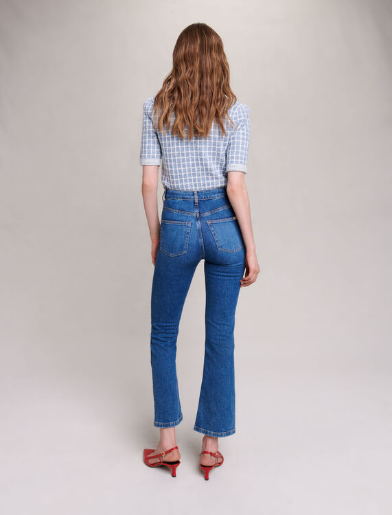 Double-pocket jeans with a slight flare - Trousers & Jeans - MAJE