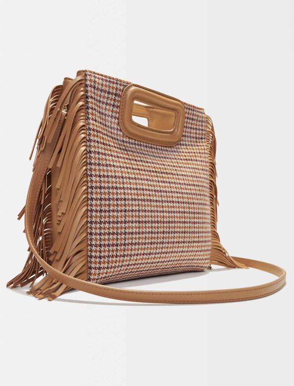Canvas houndstooth M bag : Bags color 