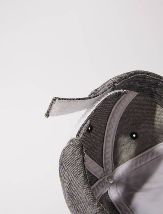 Saint Honoré denim cap - Fall-Winter Collection - MAJE