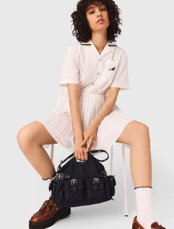 Miss M pockets denim bag -  - MAJE