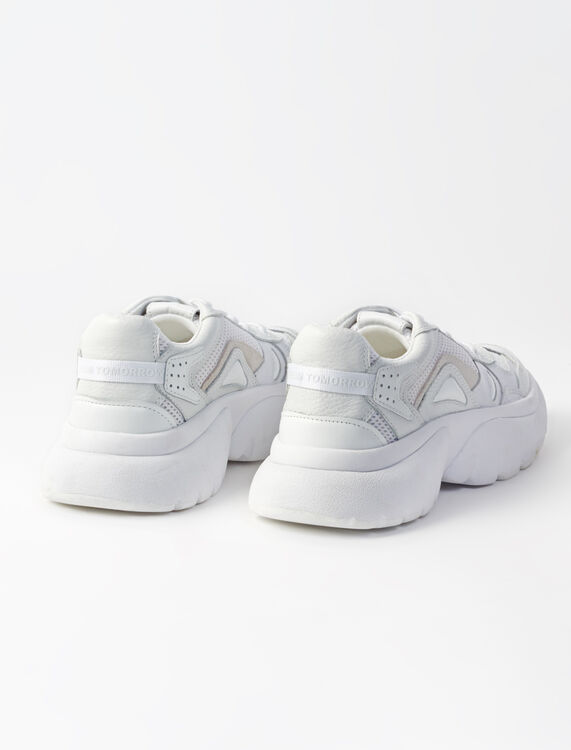 W20 Urban leather sneakers - Shoes - MAJE