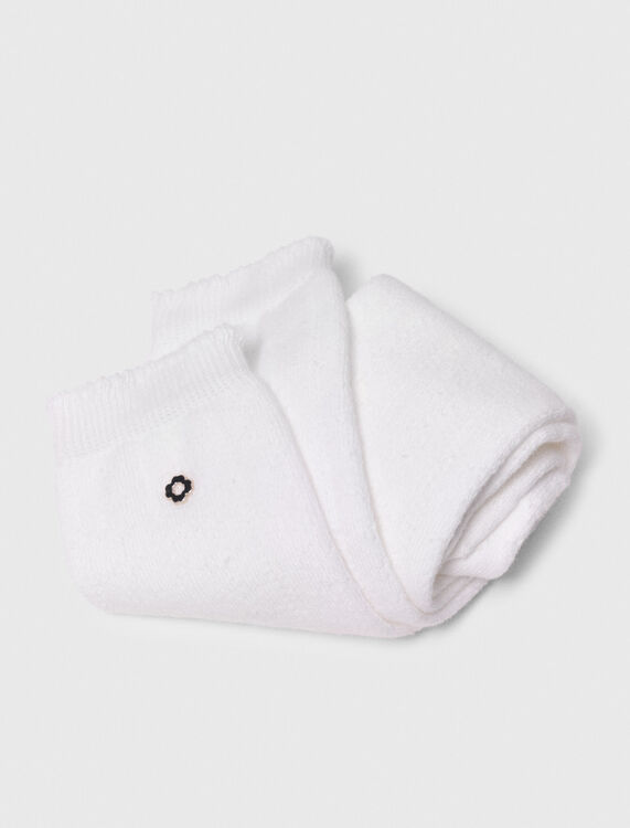 Knee-high pointelle socks -  - MAJE