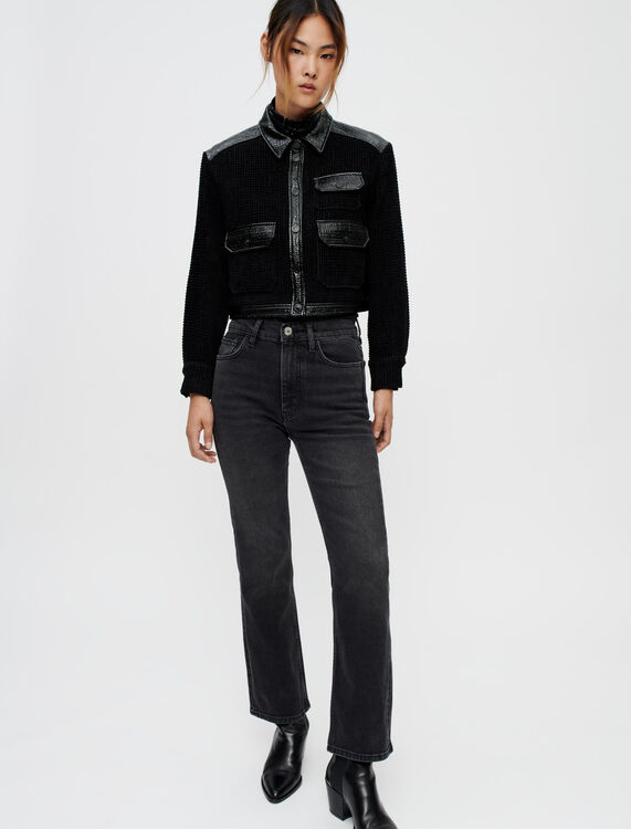 Faded black jeans - Trousers & Jeans - MAJE