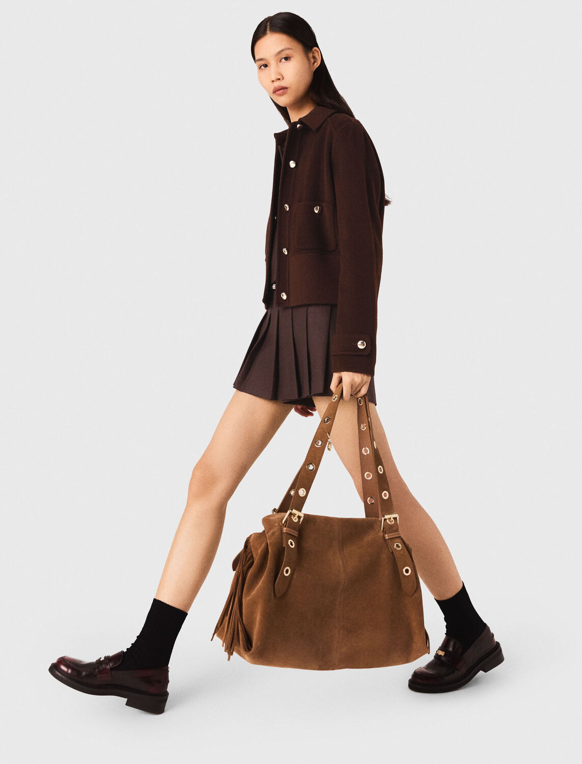 Short reversible coat - Blazers & Jackets - MAJE