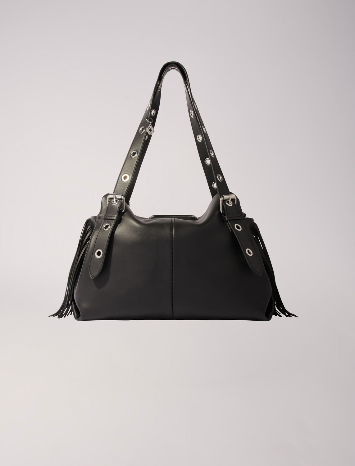 Plain leather Miss M XL bag - M Bag - MAJE