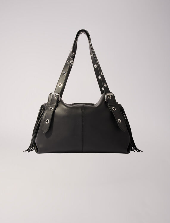 maje : M Bag 顏色 紫红色/BURGUNDY