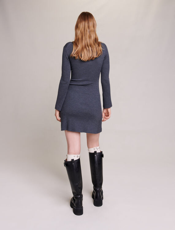 Short knit dress - Dresses - MAJE