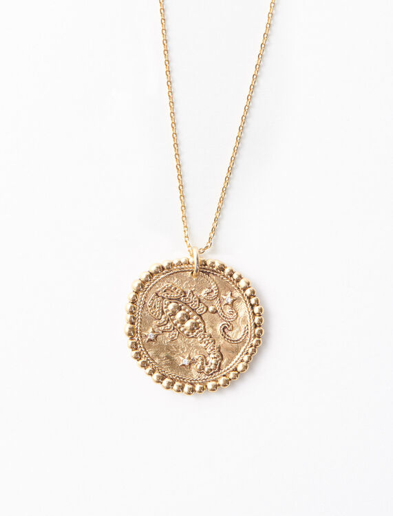 Scorpio zodiac sign necklace - Other Accessories - MAJE
