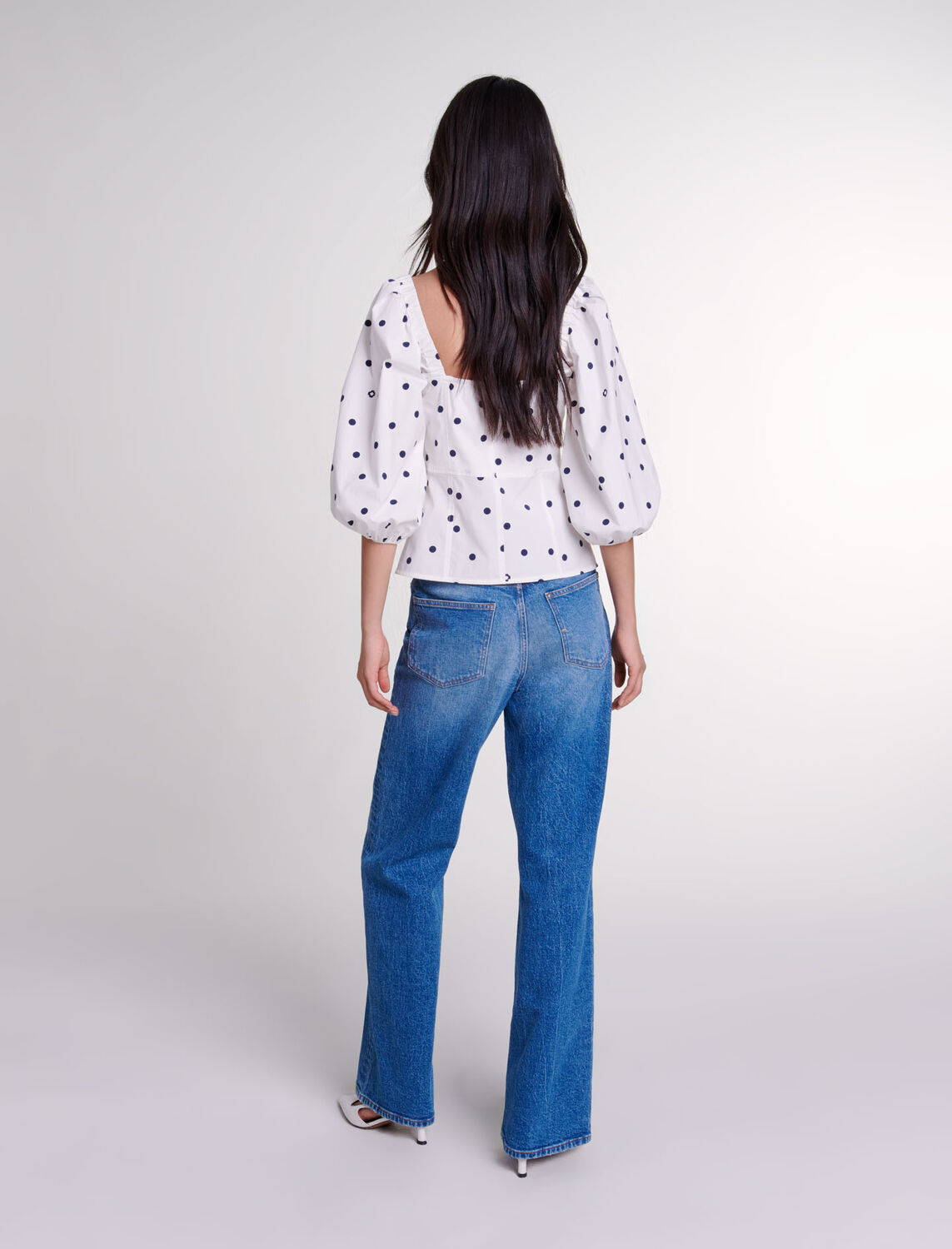 Puff-sleeved top - Fall-Winter Collection - MAJE