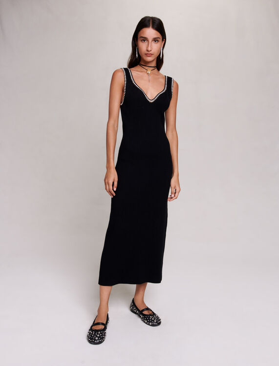 Knit maxi dress - Dresses - MAJE