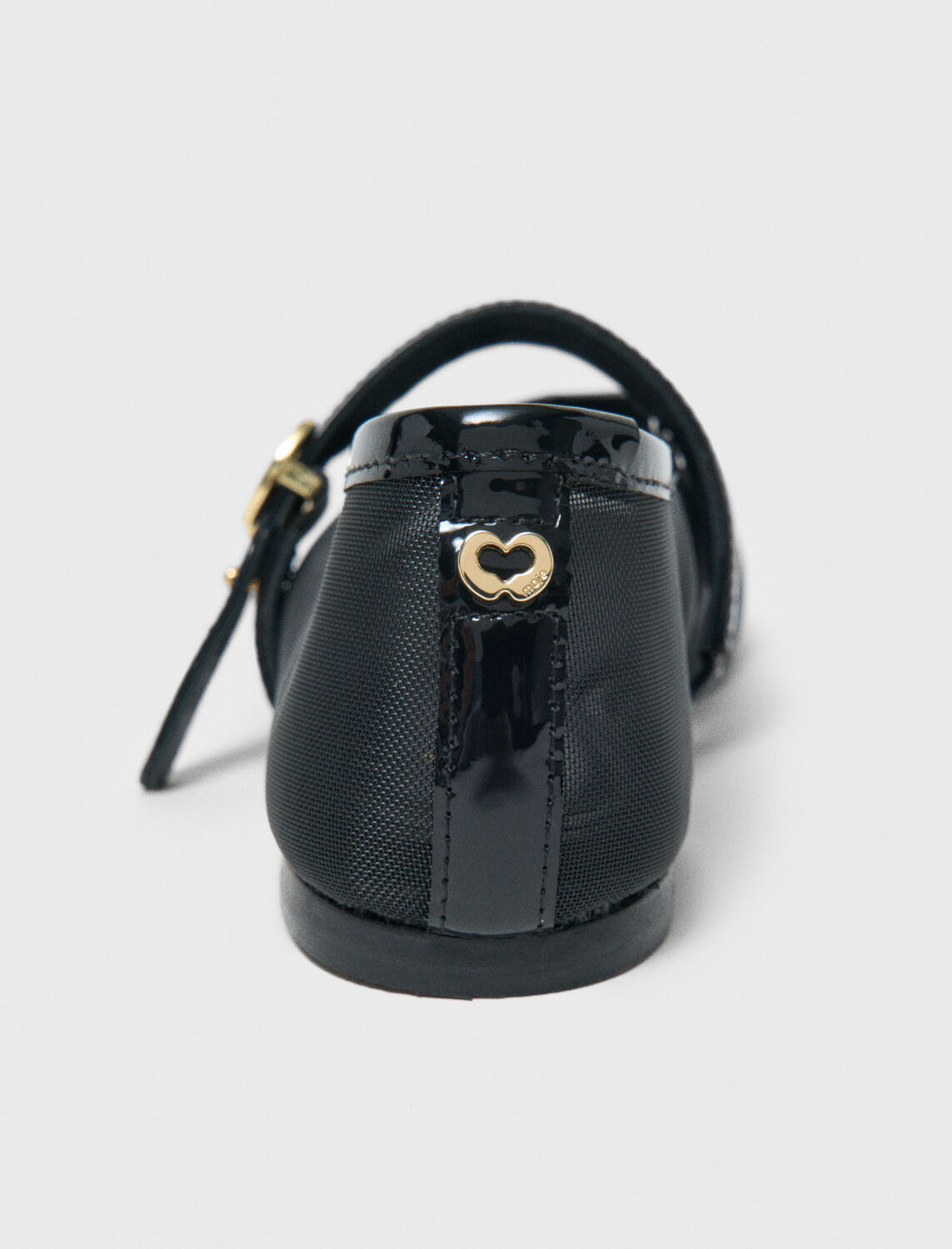 Mesh ballet flats : Sling-Back & Sandals color Black