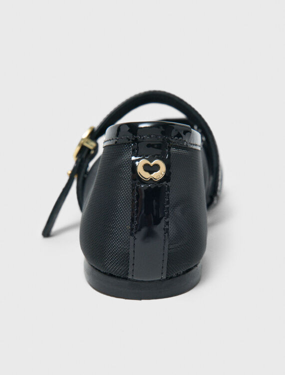 Mesh ballet flats - Sling-Back & Sandals - MAJE