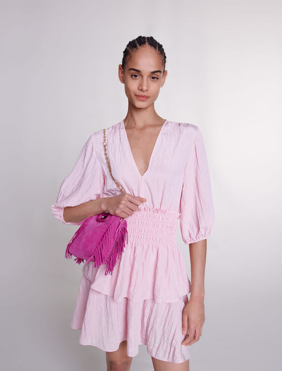 Short ruffled dress - Dresses - MAJE