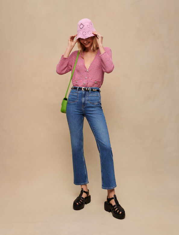 Faded denim jeans : Trousers & Jeans color 