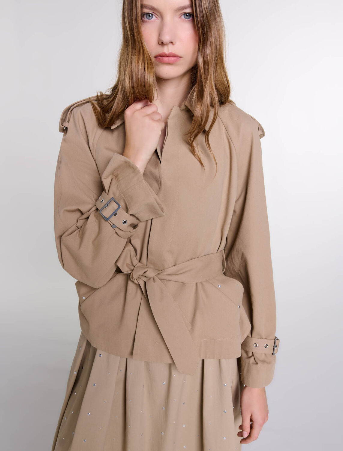 maje : Coats & Jackets 顏色 米黄色/BEIGE