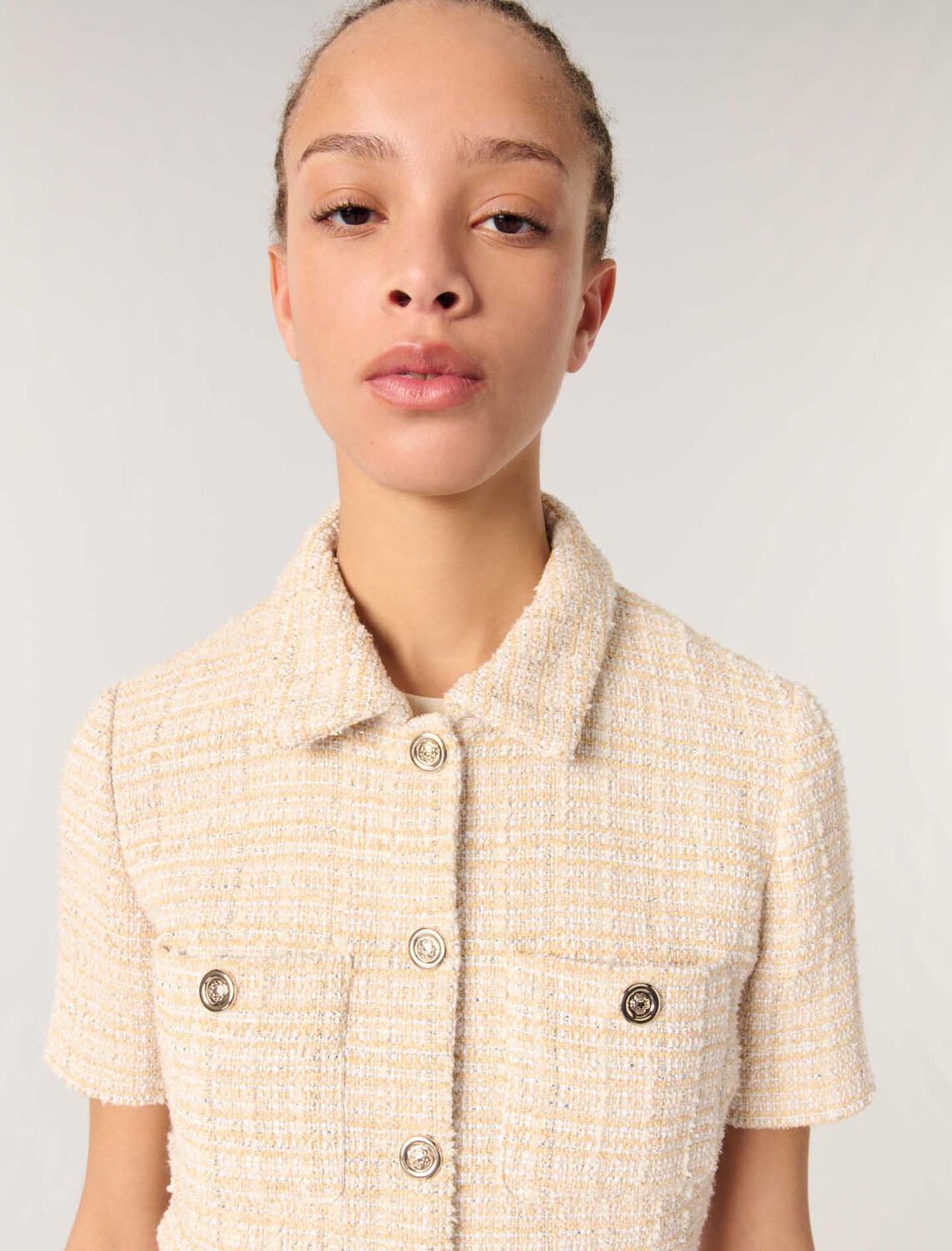 maje : readytowear-blazers 顏色 米黄色/BEIGE