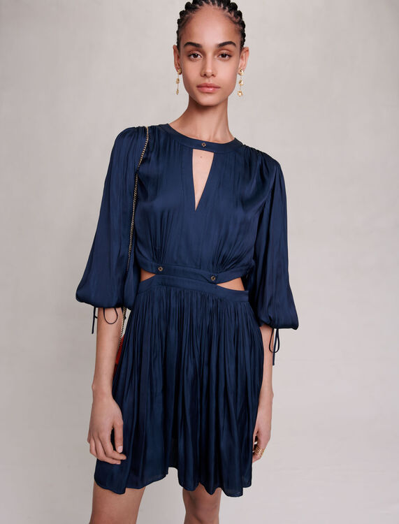 Short satin dress - 30% Off - MAJE