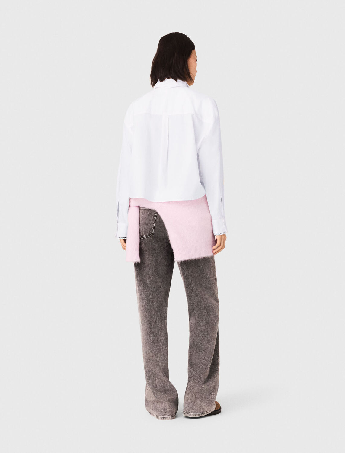 Crochet collar shirt - Shirts - MAJE