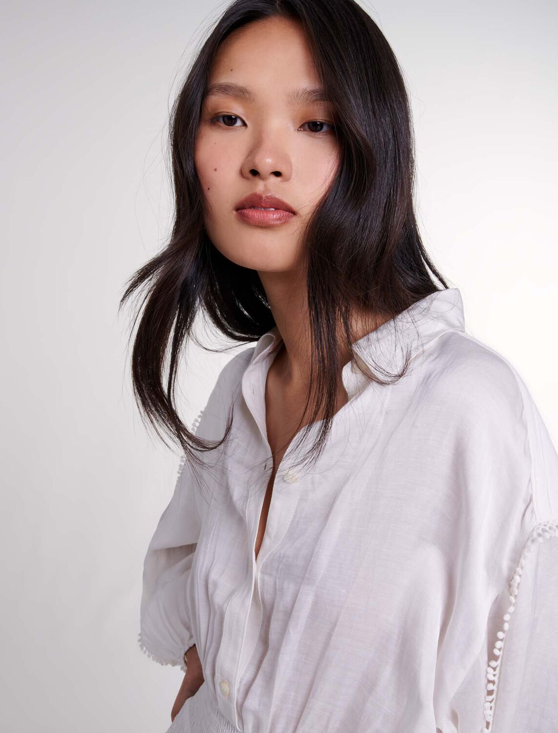 Short cotton patchwork dress : Fall-Winter Collection color 