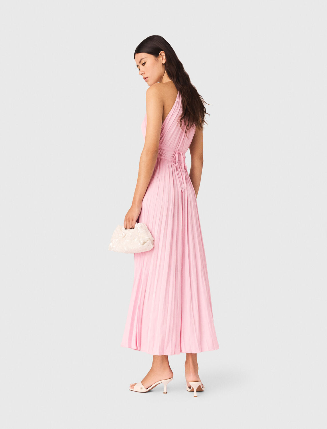 Pleated maxi dress - Dresses - MAJE