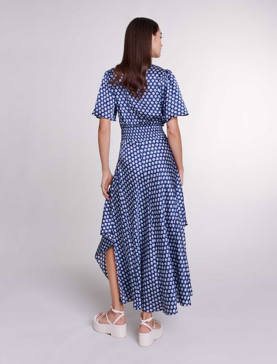 Patterned maxi dress - Dresses - MAJE