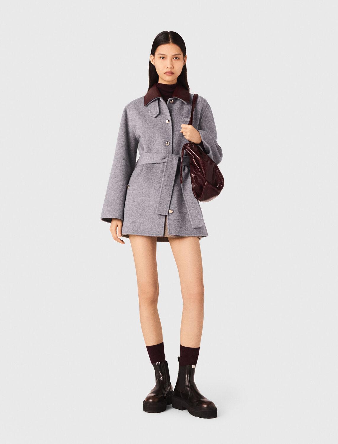 Wool coat - Coats - MAJE