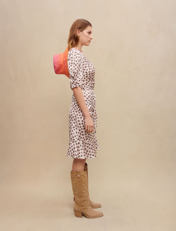 Palm-tree print dress - Dresses - MAJE