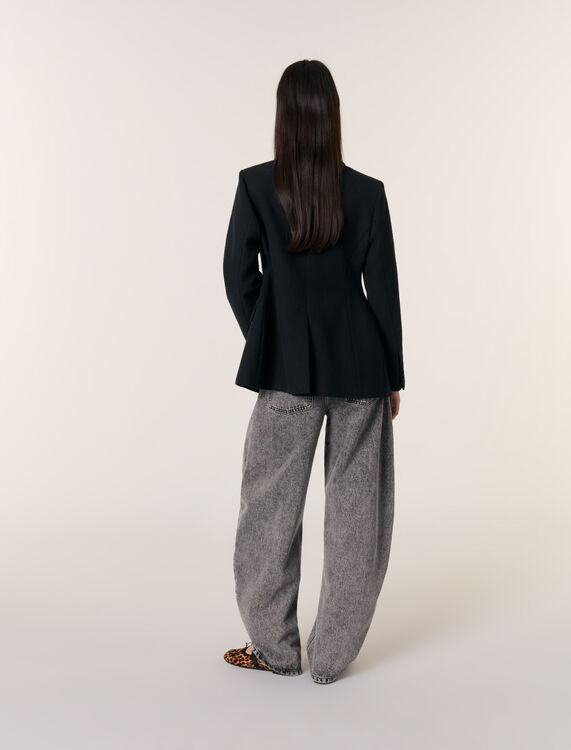 Slim-fit suit jacket - Blazers & Jackets - MAJE