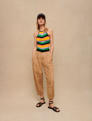 Crochet top : Sweaters & Cardigans color Multi-Coloured