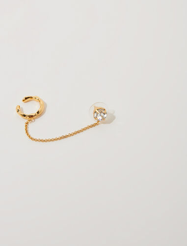 Chain earring : Jewelry color Gold