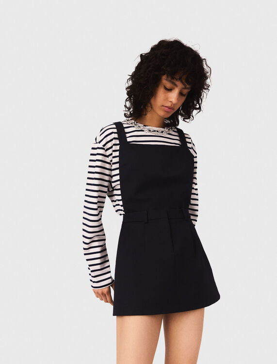 Pinafore strap dress - Dresses - MAJE