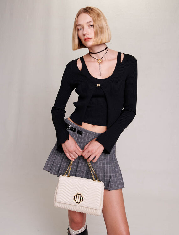 Stretch knit twin set - Evening capsule collection - MAJE