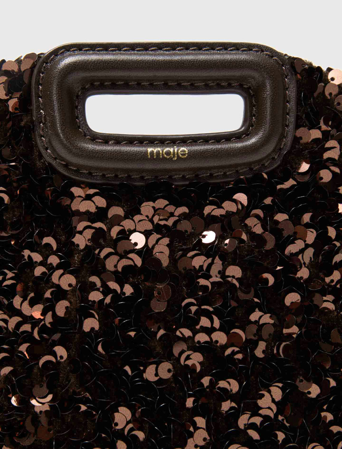 Sequinned Miss M mini bag -  - MAJE