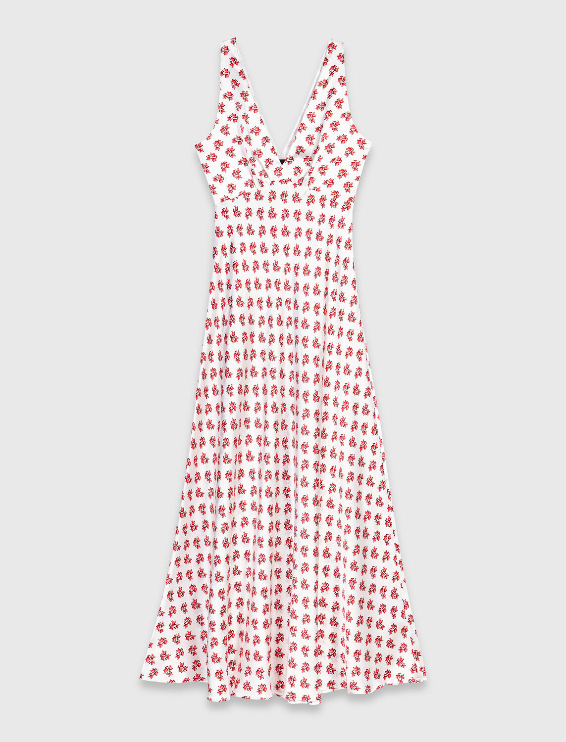 Printed silk dress - Dresses - MAJE