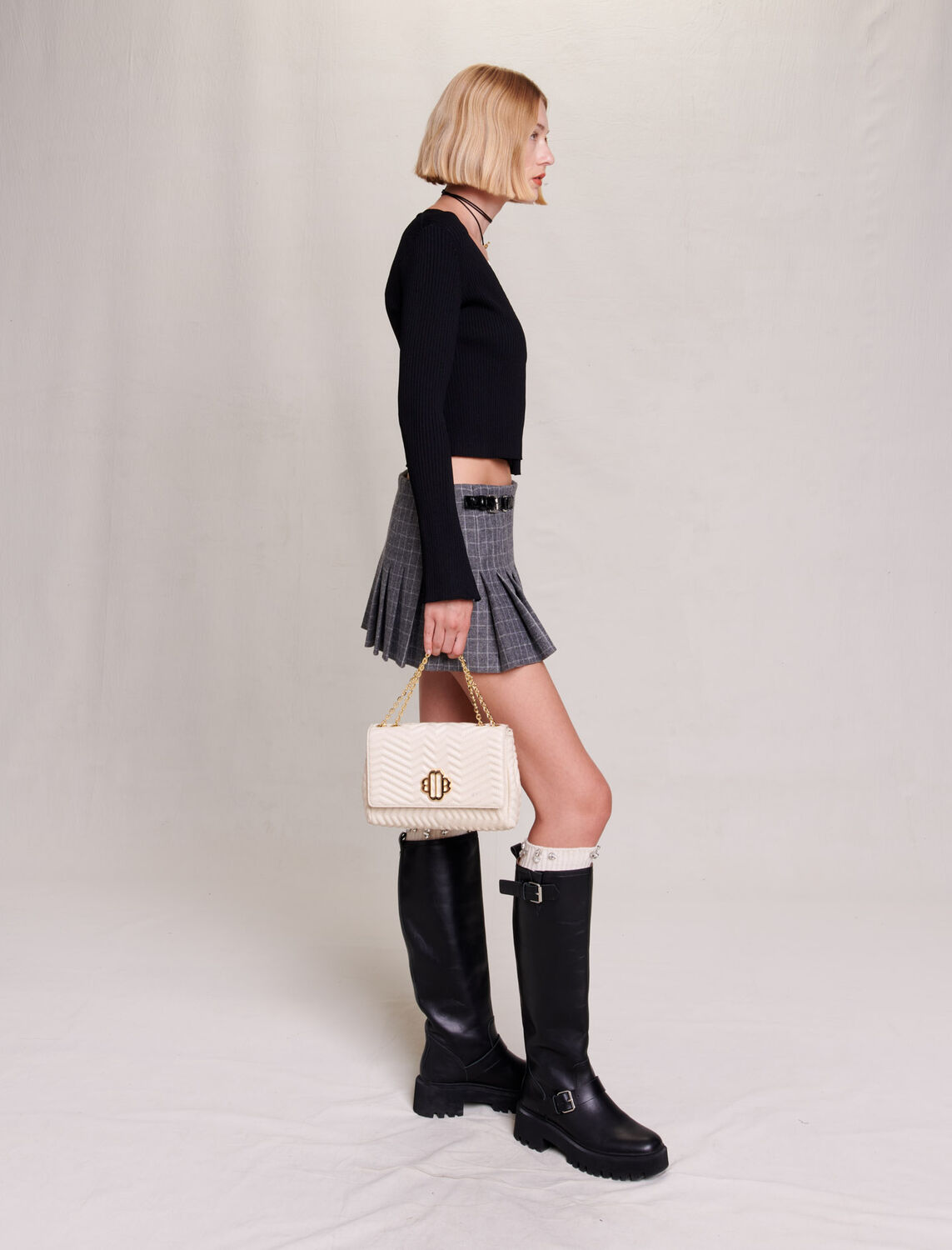 Stretch knit twin set - Evening capsule collection - MAJE