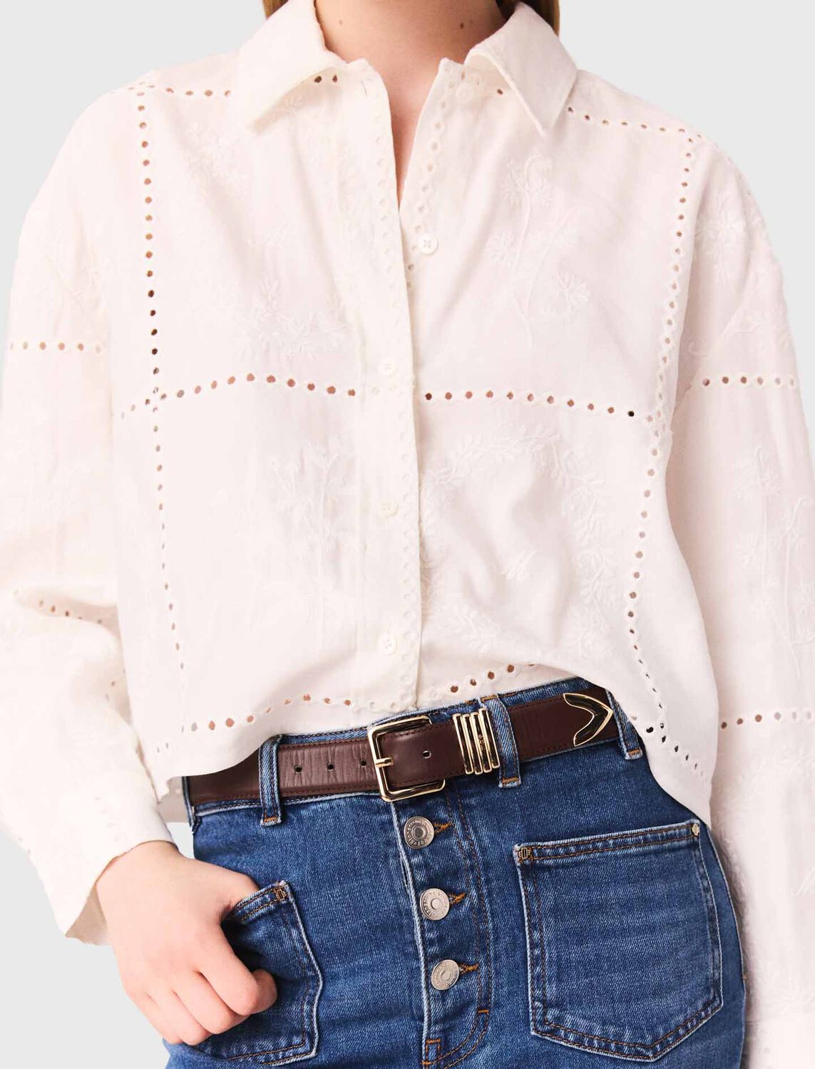 maje : Shirts color White