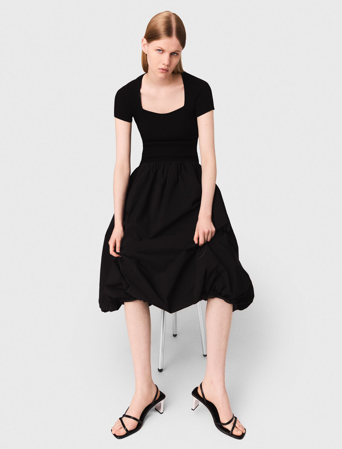 maje : Dresses color Black