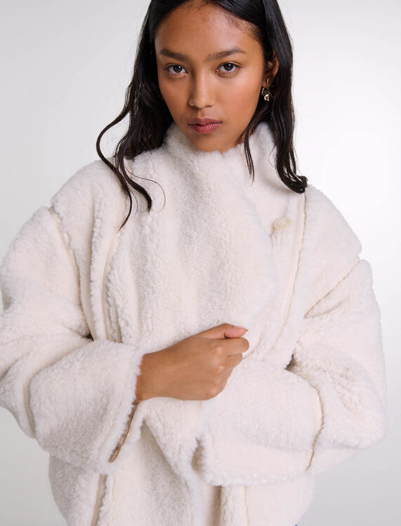 Short faux fur coat - Fall-Winter Collection - MAJE