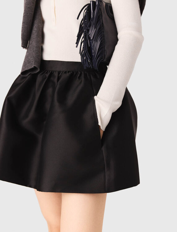 Short taffeta bubble skirt - Skirts & Shorts - MAJE