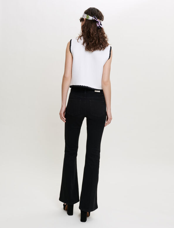 Flared jeans with horsebit : Trousers & Jeans color 
