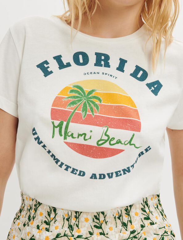 Silkscreen-printed FLORIDA T-shirt : View All color 