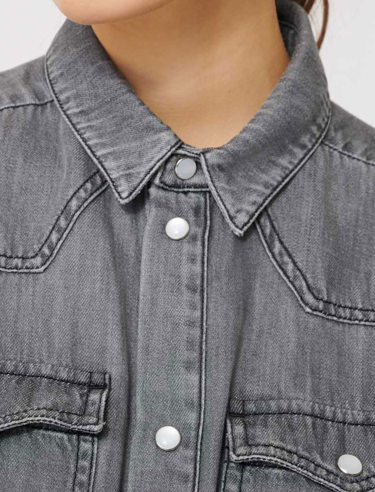 maje denim jumpsuit