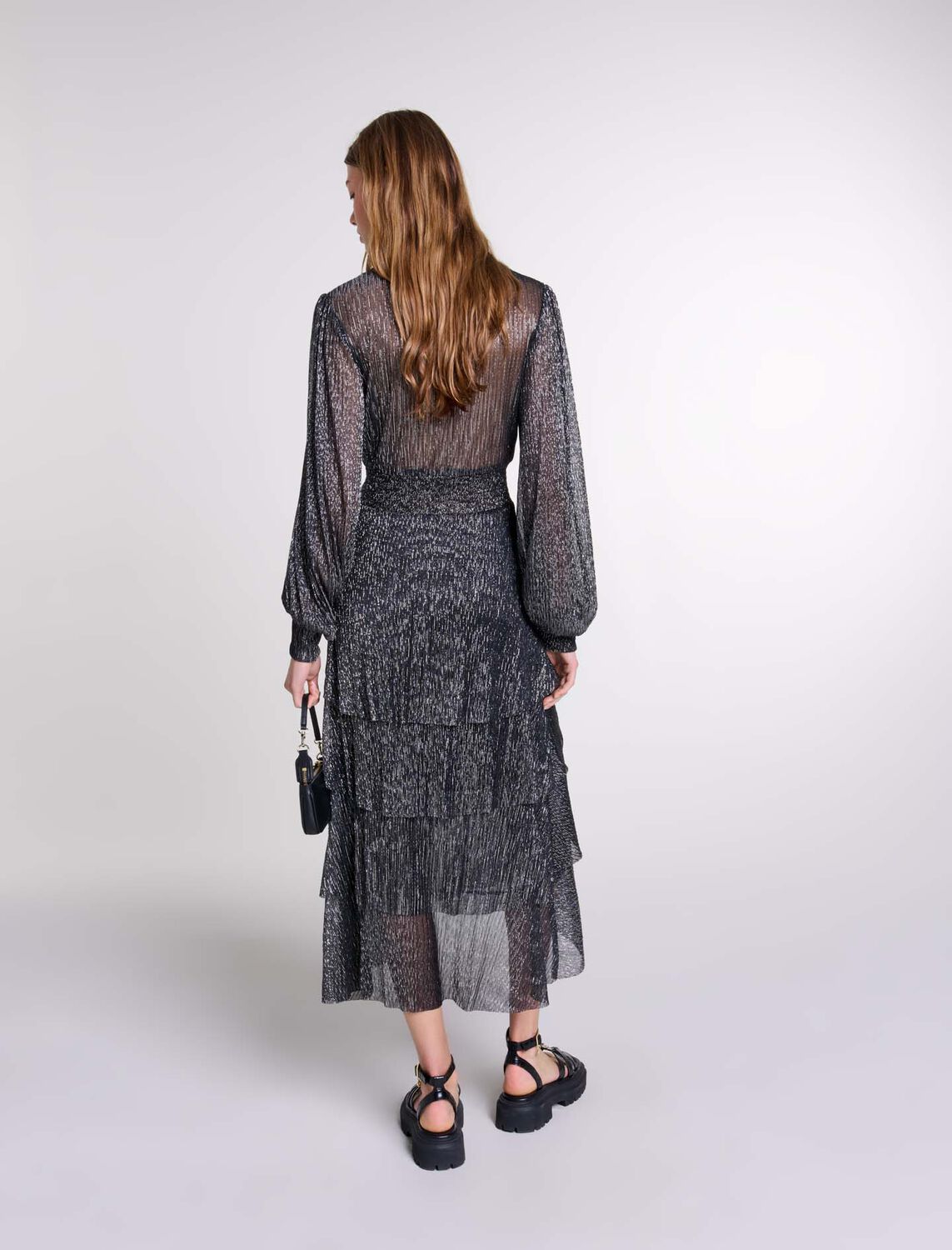 Ruffled dress - Fall-Winter Collection - MAJE