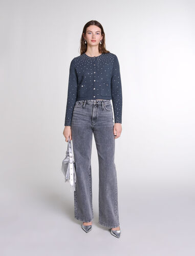 Knitted jumper with rhinestones : Fall-Winter Collection color 