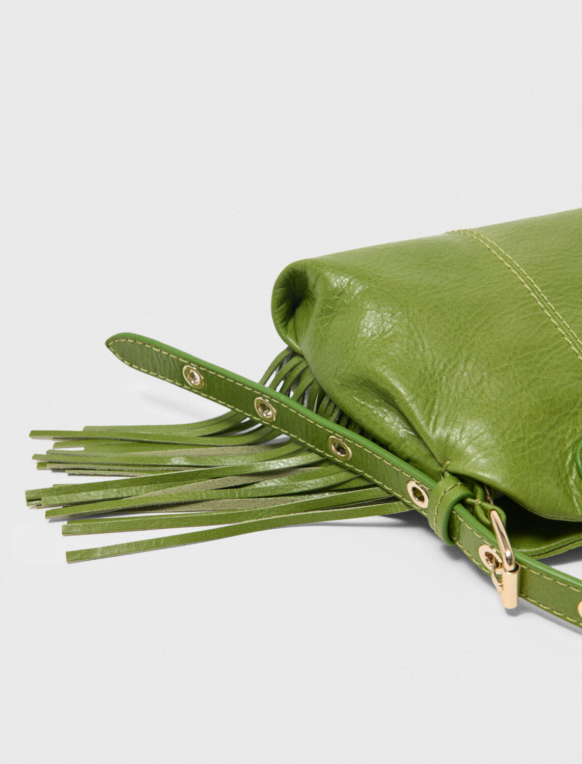 Miss M leather pouch : Small leather goods color Green