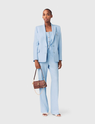 Suit jacket : Blazers & Jackets color Blue Sky