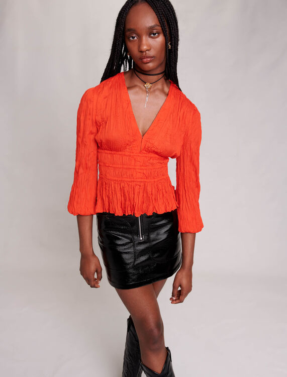 Satin top - Tops - MAJE