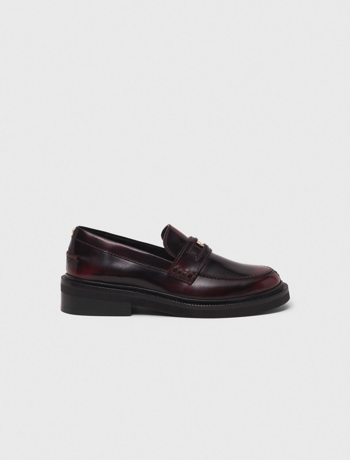 Leather loafers - Sling-Back & Sandals - MAJE